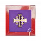 Bielizna kielichowa fioletowa Krzyż Jerozolimski