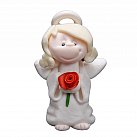 Figurka Aniołek Róża