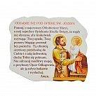 Magnes św. Józef z modlitwą