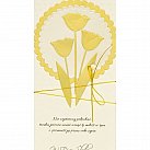 Karnet na ślub Kwiaty