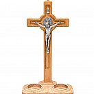 Zestaw Kolędowy Drewniany Krzyż Benedykt 25 cm