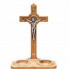 Zestaw Kolędowy Drewniany Krzyż Benedykt 20 cm