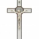Krzyż św. Benedykta biały 12,5 cm