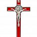 Krzyż św. Benedykta czerwony 20 cm