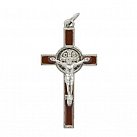 Krzyż św. Benedykta brązowy 4 cm