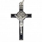 Krzyż św. Benedykta czarny 5 cm