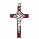 Krzyż św. Benedykta czerwony 5 cm