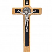 Krzyż Drewniany św. Benedykt Czarny 