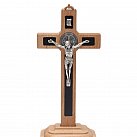 Krzyż Drewniany Benedykt z Podstawą