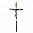 Krzyż metalowy 13 cm kolor srebrny