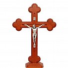 Krzyż stojący mniejszy brązowy