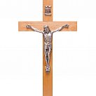 Krzyż Drewniany Jasny 35 cm