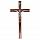 krzyż drewniany ciemny 27 cm
