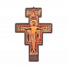Krzyż franciszkański bukowy ciemny 25 cm