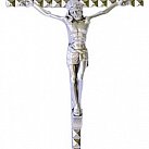 Krzyż Metalowy Włoski Karbowany