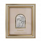 Obrazek Srebrny Pamiątka I Komunii Świętej dla Dziewczynki w Ramce