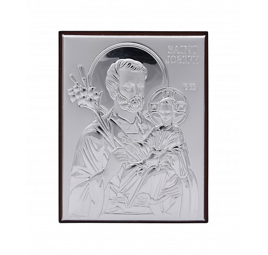 Obrazek srebrny św. Józef