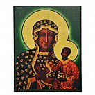 Obrazek z ikoną Matki Bożej Częstochowskiej