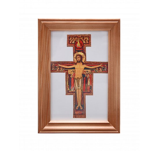 obrazek krzyż San Damiano