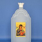 Butelka na wodę święcona duża z Matką Boską Nieustajacej Pomocy