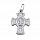 Krzyżyk srebrny Duch Święty