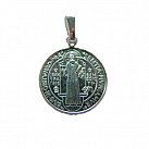 Medalik srebrny św. Benedykta mniejszy