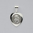 Medalik diamentowany srebrny MB Częstochowska