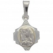 Medalik srebrny Matka Boża