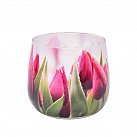 Świeca zapachowa ozdobna Kwiaty Tulipany