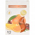 Świeca zapachowa Cynamon-Pomarańcza tealight