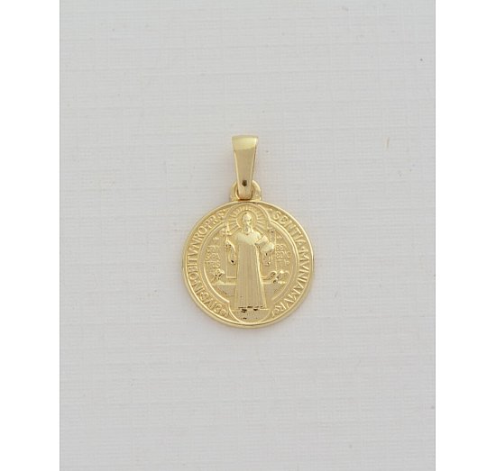 Złoty Medalik św. Benedykt 