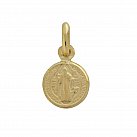 Złoty Medalik św. Benedykt mini