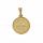 Medalik złoty z wizerunkiem św. Benedykta