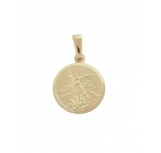 Medalik złoty z Michałem Archaniołem